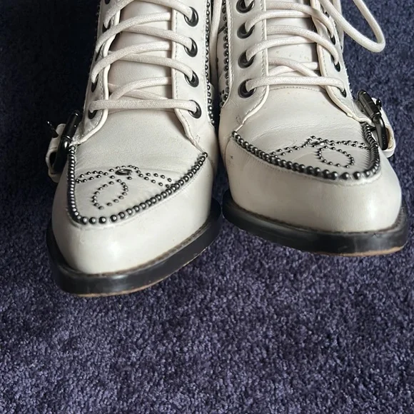 Coach zip up western boots size 6 - Picture 9 of 10
